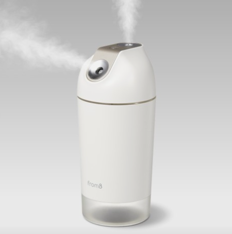 프롬비 미니 가습기 사무실 휴대용 무선 더블미스트 500ml FA128 화이트